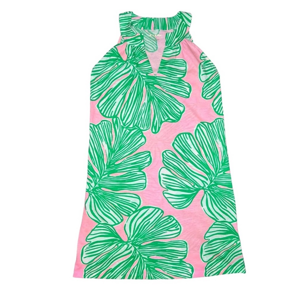 Lilly Pulitzer Women’s Ross Dress Who Let the Fronds Out Shift pink green Small